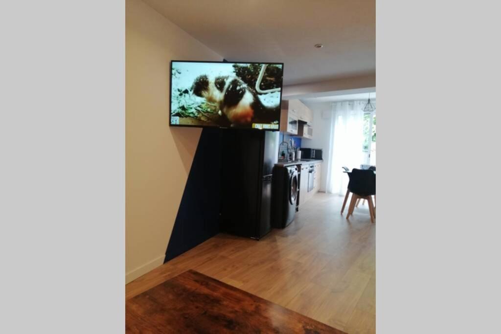 Charmant Appartement Avec Terrasse Pont-de-lʼIsère Zewnętrze zdjęcie